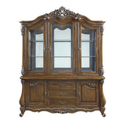 Latisha - Buffet & Hutch - Antique Oak - R&R Furniture Gallery (Fountain Valley, CA)