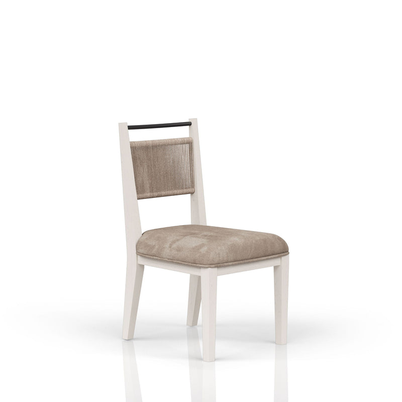 Rope Back Chair - Beige / Carmel - R&R Furniture Gallery (Fountain Valley, CA)