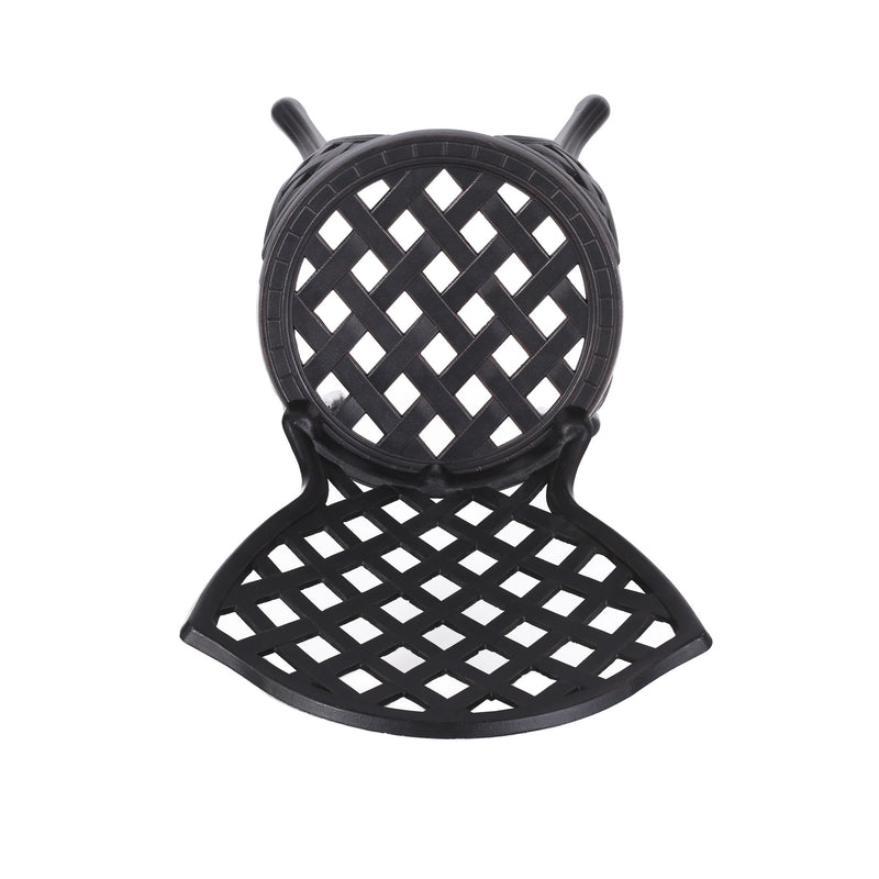 Bono Metal Bistro Set - Black - R&R Furniture Gallery (Fountain Valley, CA)