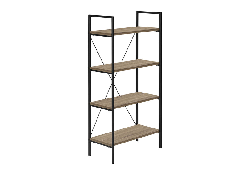 Bookshelf, Bookcase, 4 Tier, Office, Bedroom, Contemporary, Modern - R&R Furniture Gallery (Fountain Valley, CA)