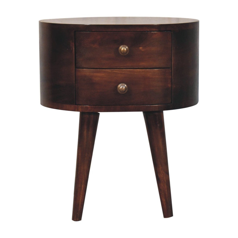 Rounded Bedside Table - R&R Furniture Gallery (Fountain Valley, CA)