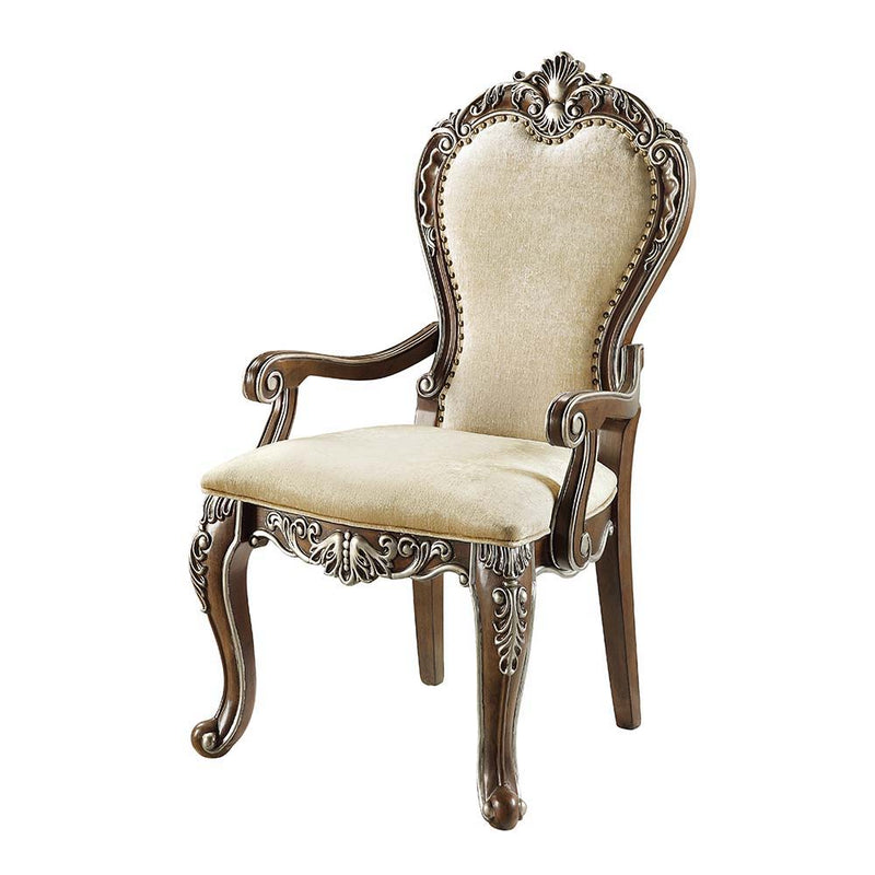 Latisha - Arm Chair (Set of 2) - Antique Oak - R&R Furniture Gallery (Fountain Valley, CA)