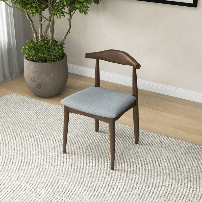 Brooklyn - Dining Chairs (Set of 2) - Gray - R&R Furniture Gallery (Fountain Valley, CA)