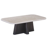 Jacory - Coffee Table With Bottocino Marble Top - Espresso - R&R Furniture Gallery (Fountain Valley, CA)
