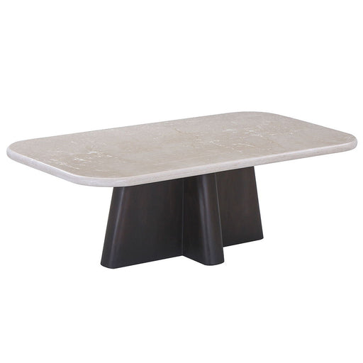 Jacory - Coffee Table With Bottocino Marble Top - Espresso - R&R Furniture Gallery (Fountain Valley, CA)