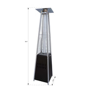 40, 000 Btu Propane Standing Patio Heater Stainless Steel - R&R Furniture Gallery (Fountain Valley, CA)