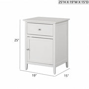 1 Drawer / 1 Door Nightstand - R&R Furniture Gallery (Fountain Valley, CA)