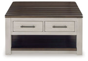 Darborn - Lift Top Cocktail Table - Gray / Brown - R&R Furniture Gallery (Fountain Valley, CA)
