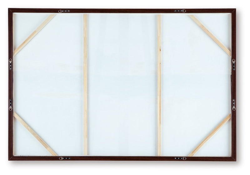 Gatesford - Wall Art - Blue / White / Tan - R&R Furniture Gallery (Fountain Valley, CA)