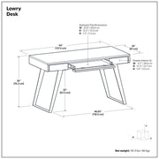 Lowry - Handcrafted Desk - R&R Furniture Gallery (Fountain Valley, CA)