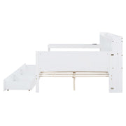 Daybed With 3 Drawers USB Ports And Desk - R&R Furniture Gallery (Fountain Valley, CA)