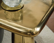 Dallenburg - Accent Table - Gold Finish - R&R Furniture Gallery (Fountain Valley, CA)