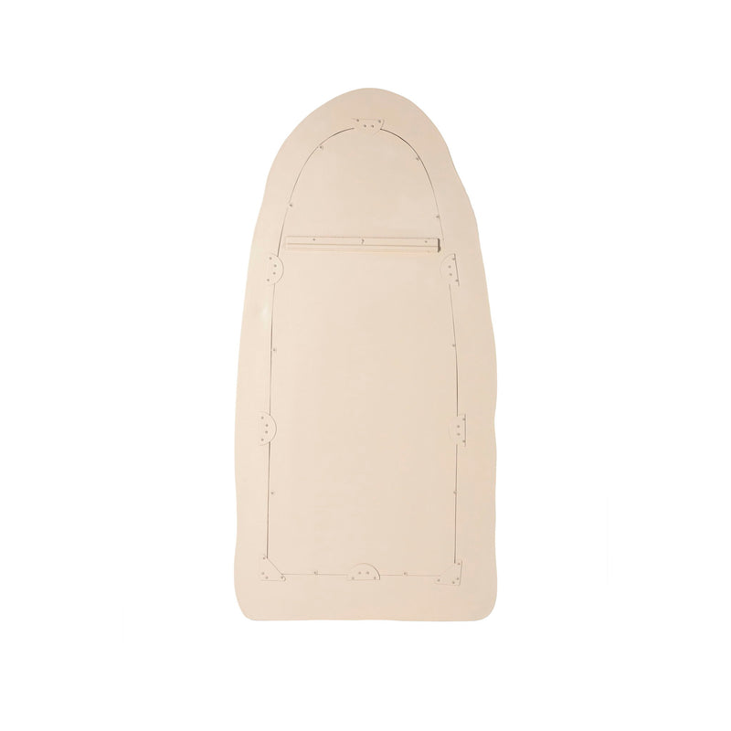 Kaia - Small Floor Mirror - Cream - R&R Furniture Gallery (Fountain Valley, CA)