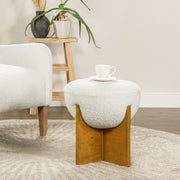 Bali - Round Upholstered Ottoman - R&R Furniture Gallery (Fountain Valley, CA)