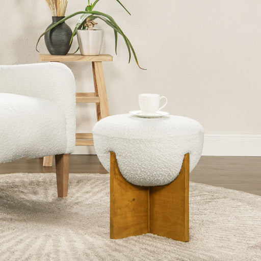 Bali - Round Upholstered Ottoman - R&R Furniture Gallery (Fountain Valley, CA)