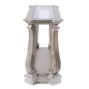 Northville - Sofa Table - Clear Glass & Antique Silver - R&R Furniture Gallery (Fountain Valley, CA)