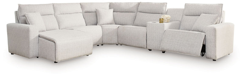 Modmax II - Reclining Sectional - Stone - R&R Furniture Gallery (Fountain Valley, CA)