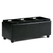 Avalon - Upholstered Storage Ottoman - R&R Furniture Gallery (Fountain Valley, CA)