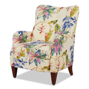 Paradise - Upholstered Arm Chair Floral Printed On Cotton - Off-White - R&R Furniture Gallery (Fountain Valley, CA)