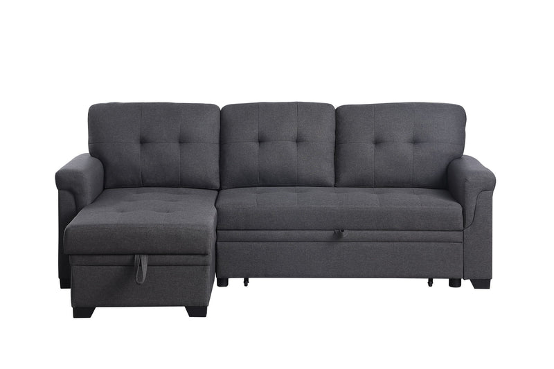 Lucca - Reversible Sleeper Sectional Sofa With Storage Chaise - R&R Furniture Gallery (Fountain Valley, CA)