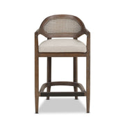 Americana - Mid-Century Modern Cane Back Counter Stool - R&R Furniture Gallery (Fountain Valley, CA)