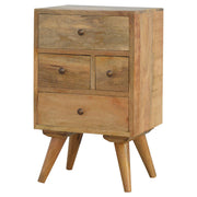 4 Drawer Multi Nightstand - Oak - R&R Furniture Gallery (Fountain Valley, CA)
