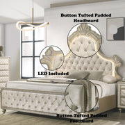 Lucienne - Bed With LED - R&R Furniture Gallery (Fountain Valley, CA)