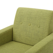Nebulize - Upholstered Fabric Club Chair With Button Tufted And Square Off Arm And Back - R&R Furniture Gallery (Fountain Valley, CA)