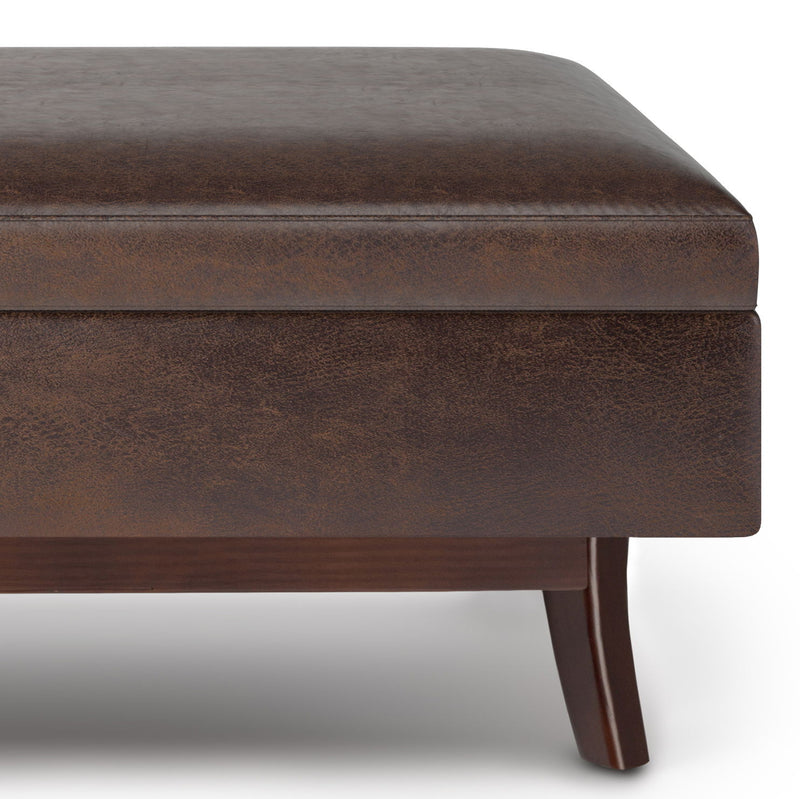 Owen - Upholstered Rectangular Storage Ottoman - R&R Furniture Gallery (Fountain Valley, CA)