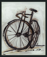 Pedal - 48" x 72" Painting By Buddy Whitlock - Black / Light Blue - R&R Furniture Gallery (Fountain Valley, CA)