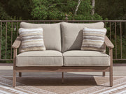 Harmony Headlands - Loveseat With Cushion - Natural / Gray - R&R Furniture Gallery (Fountain Valley, CA)