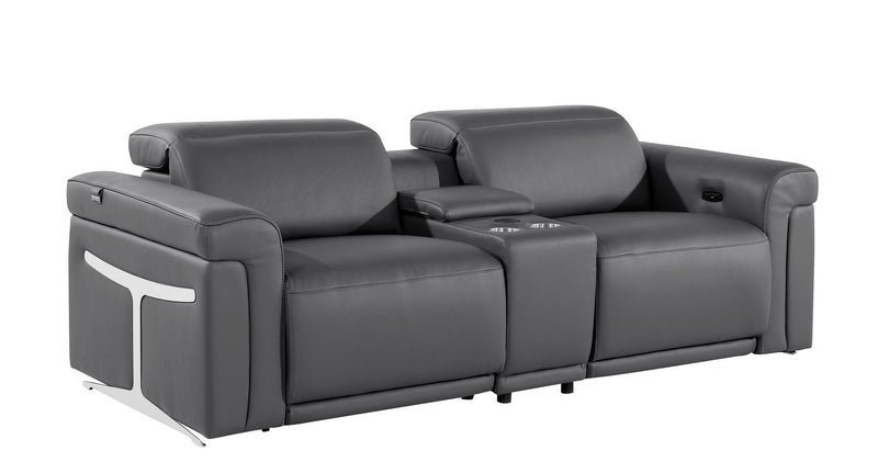 1126 - 7-Piece Modular Power Reclining Sofa, Loveseat & Chair Set In With 5 Power Recliners & Power Headrests