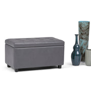 Cosmopolitan - Upholstered Storage Ottoman - R&R Furniture Gallery (Fountain Valley, CA)
