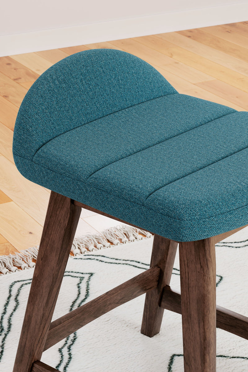 Lyncott - Upholstered Barstool (Set of 2) - R&R Furniture Gallery (Fountain Valley, CA)