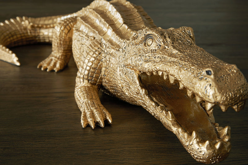 Lauretman - Sculpture - Antique Gold Finish - R&R Furniture Gallery (Fountain Valley, CA)
