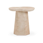 Zaya - Faux Marble Side Table - Rose - R&R Furniture Gallery (Fountain Valley, CA)