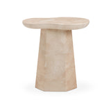 Zaya - Faux Marble Side Table - Rose - R&R Furniture Gallery (Fountain Valley, CA)