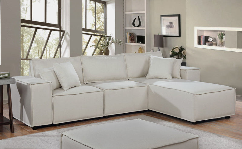 Harvey - Sofa With Reversible Chaise - R&R Furniture Gallery (Fountain Valley, CA)