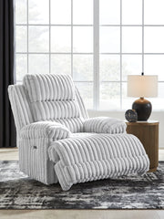 Rhines Falls - Zero Wall Recliner - Alloy - R&R Furniture Gallery (Fountain Valley, CA)