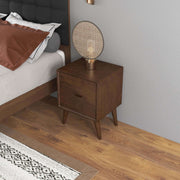 Alexandra - Night Stand With 2 Drawers - Walnut Brown - R&R Furniture Gallery (Fountain Valley, CA)