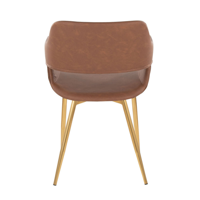 Set of two Lumi Source Margarite contemporary dining chairs with sleek design and versatile style for modern dining rooms.