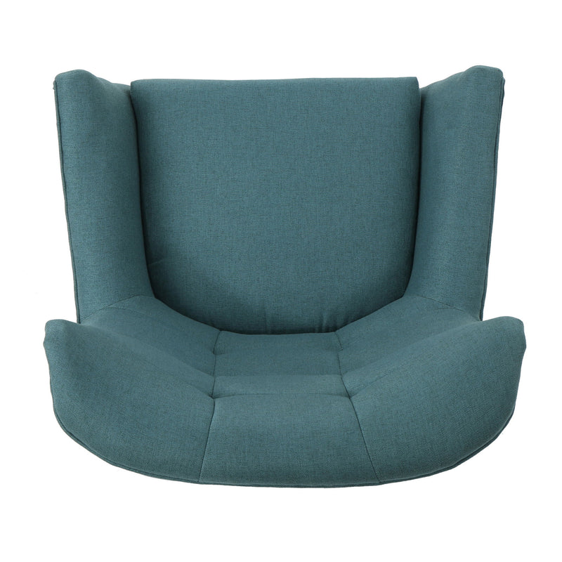 Club Chair With Rubberwood Legs - R&R Furniture Gallery (Fountain Valley, CA)