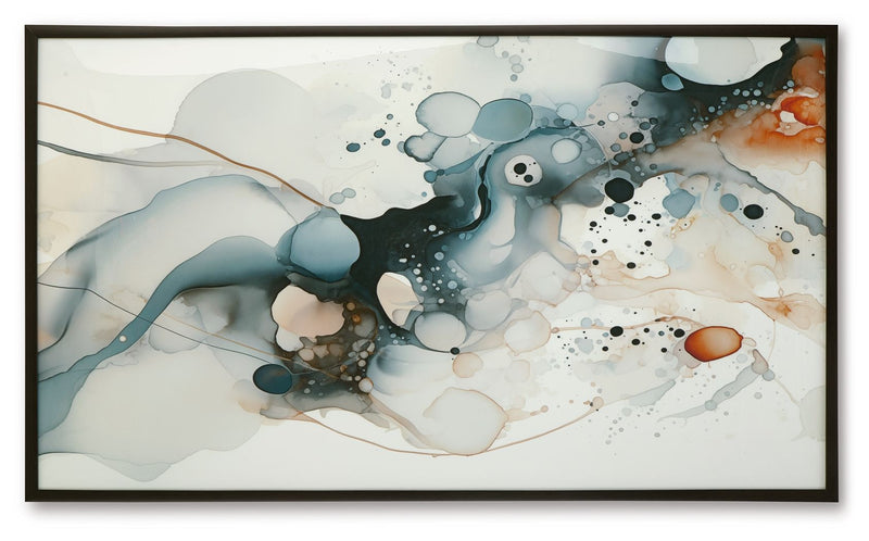 Foxenburg - Wall Art - Blue / Amber / White - R&R Furniture Gallery (Fountain Valley, CA)