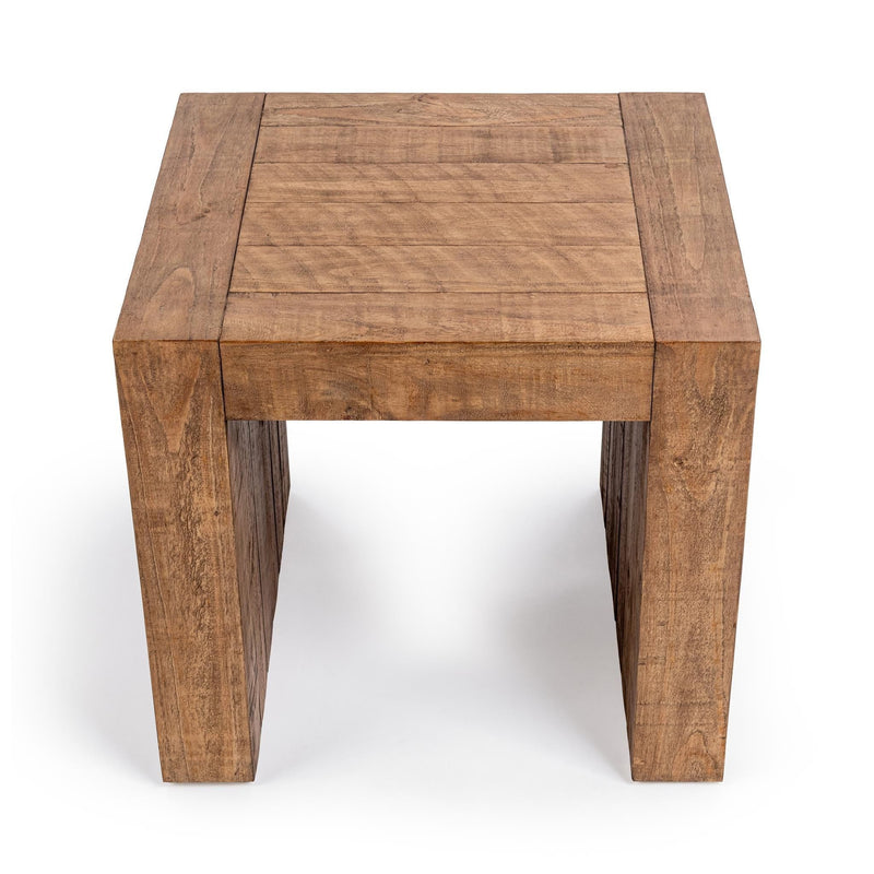 Classic Home Clayton coffee table for living room, featuring a modern design with a wooden top and sleek metal legs.