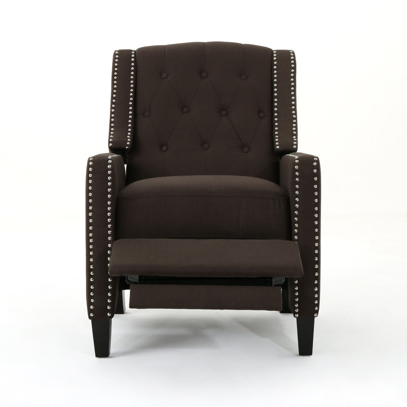 Classic Fabric Push Back Chair - R&R Furniture Gallery (Fountain Valley, CA)