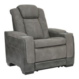 Next-Gen Durapella - Pwr Recliner/Adj Headrest - R&R Furniture Gallery (Fountain Valley, CA)