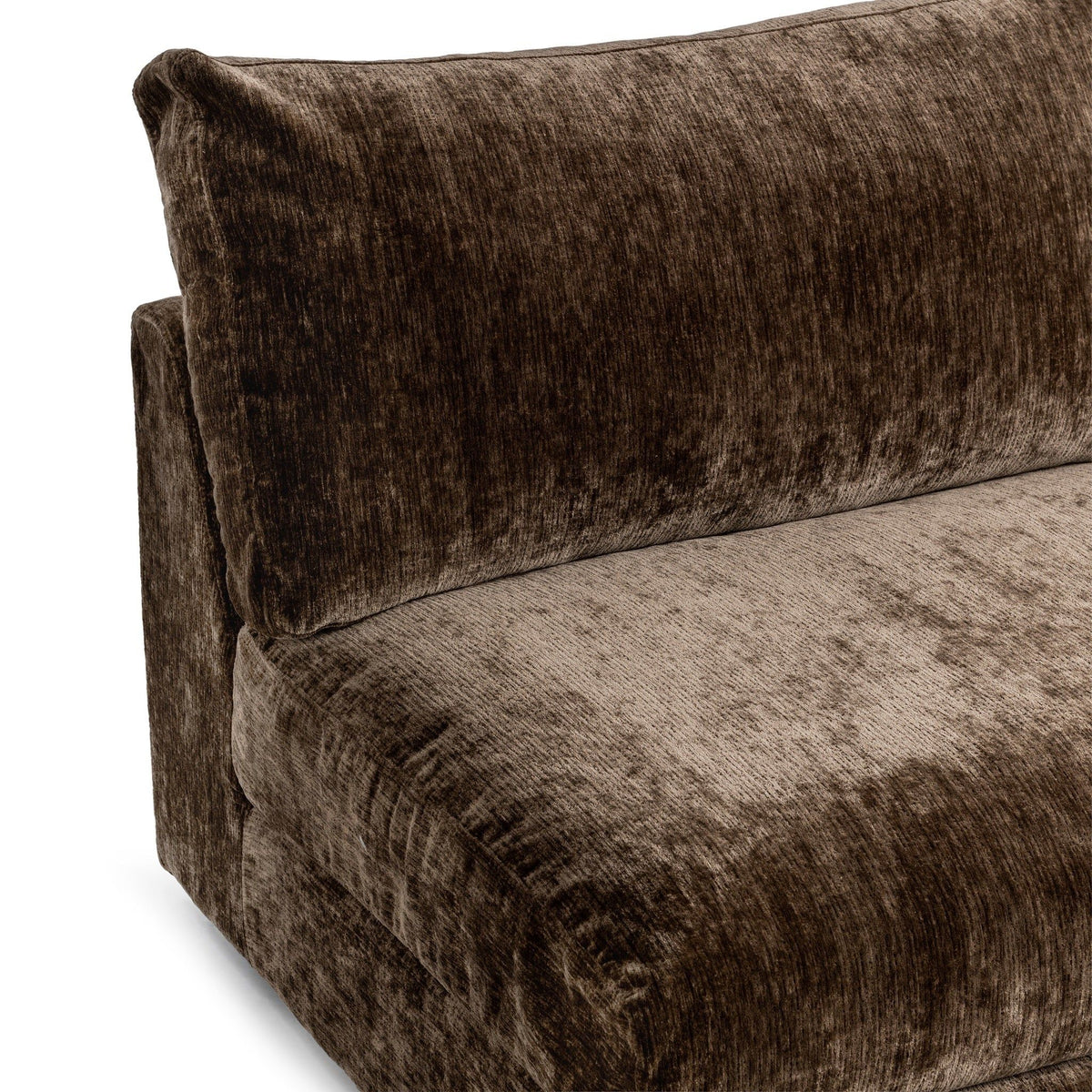 Ludwig - Armless Chair - Mossed Brown - R&R Furniture Gallery (Fountain Valley, CA)