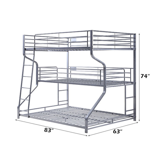 Caius II - Triple Bunk Bed - R&R Furniture Gallery (Fountain Valley, CA)