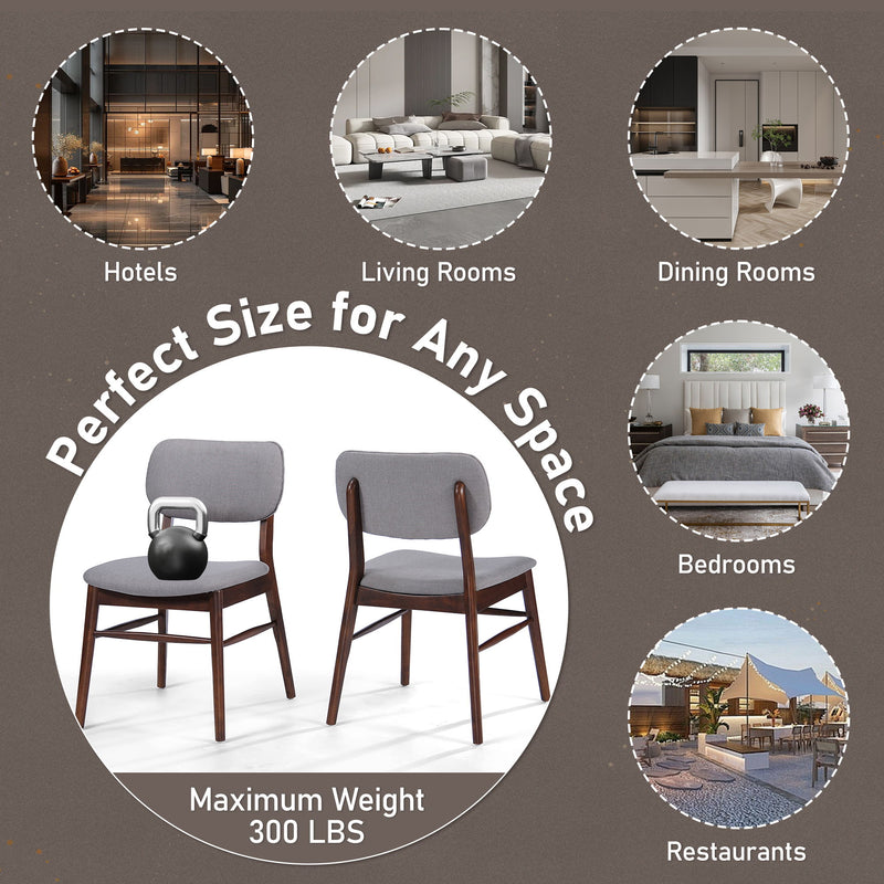 Upholstered Comfort Dining Chair (Set of 2) - R&R Furniture Gallery (Fountain Valley, CA)