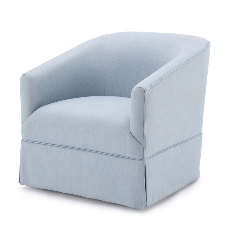 Earl - Skirted Swivel Chair - R&R Furniture Gallery (Fountain Valley, CA)